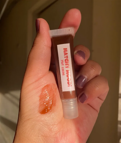 Hot cocoa lip gloss ( squeeze tube)